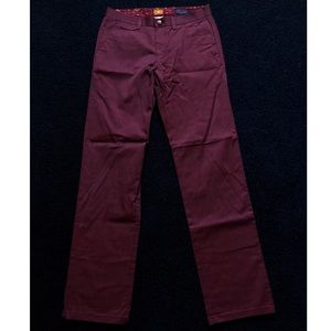 Men’s Burgundy Pants (Made in Italy)